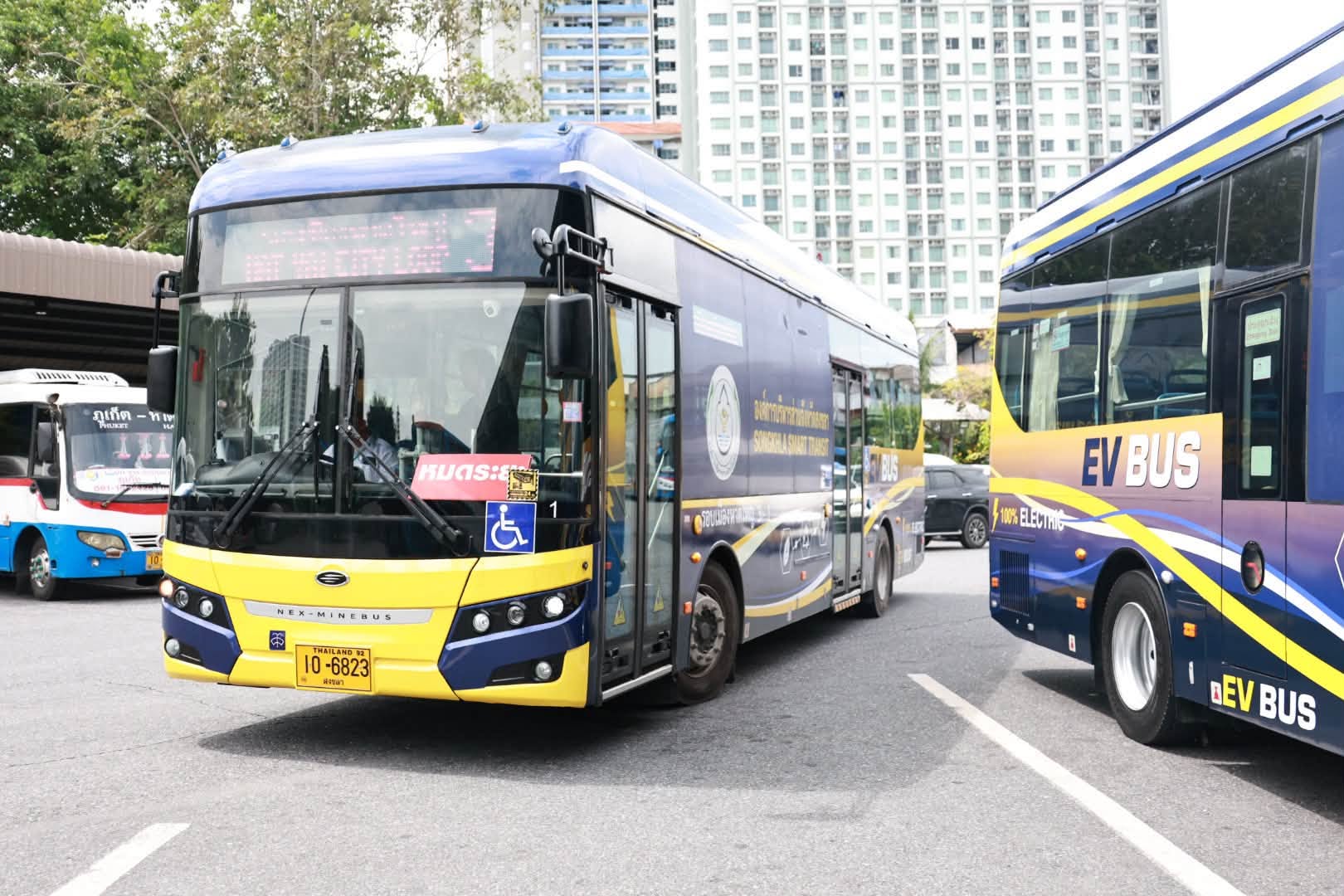 เปิดตัวรถโดยสารไฟฟ้าปรับอากาศ (EV) รอบปฐมฤกษ์ เส้นทางรอบเมืองหาดใหญ่