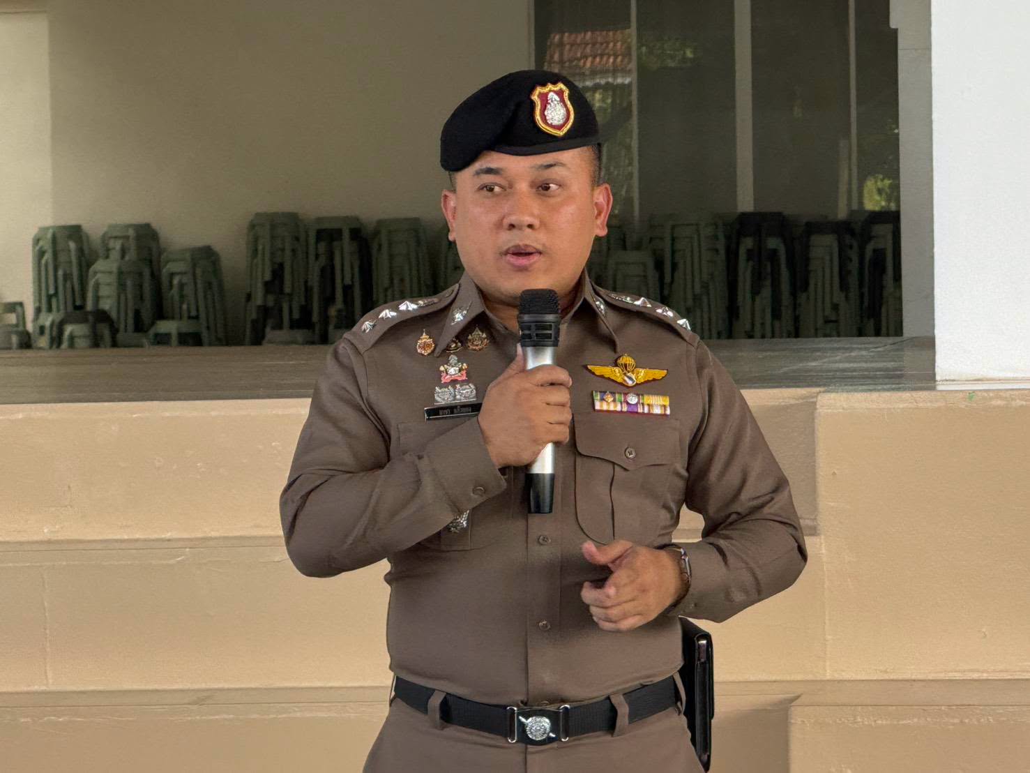 ตร.หาดใหญ่ บรรยาย วิธีการป้องกันตัว การเอาตัวรอดจากเหตุวิกฤต (Active Shooter) พร้อมทั้งซักซ้อมแผนเผชิญเหตุ ฉุกเฉิน ประจำสถานศึกษา