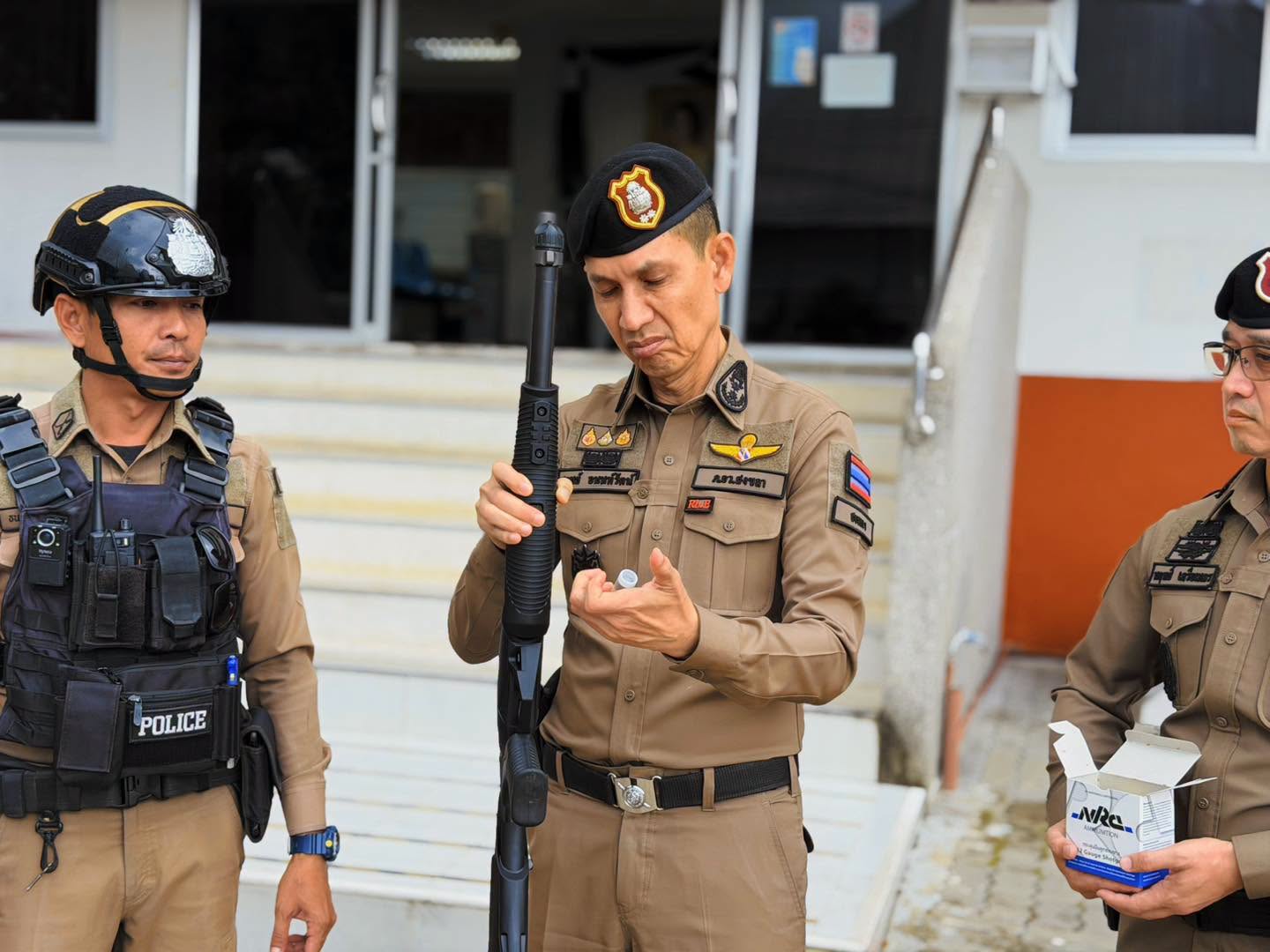 ผบก.ภ.จว.สงขลา ตรวจเยี่ยม สภ.คอหงส์ พร้อมตรวจความพร้อมกำลังพล